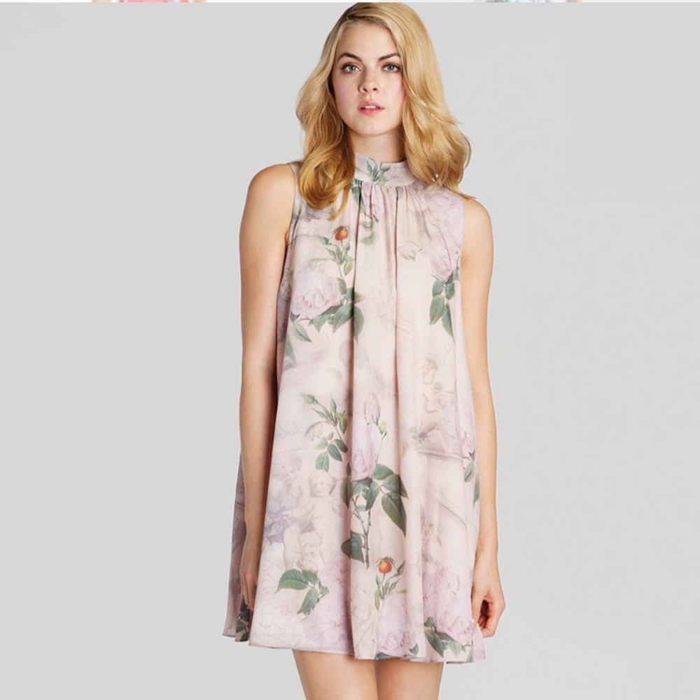 Ted Baker London flower print tunic dress